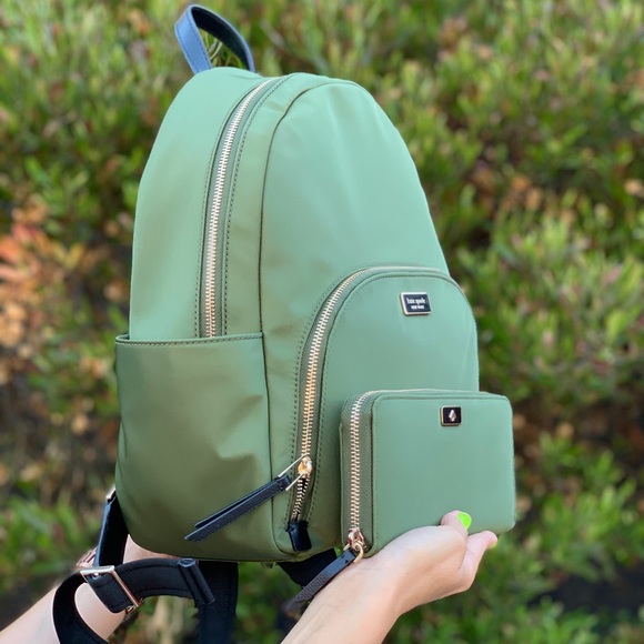 Kate Spade LG Dawn Nylon Backpack / Wallet Set - Picture 5 of 8
